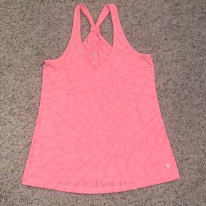 Old Navy athletic tank. Pink with design. Only worn once - excellent condition!